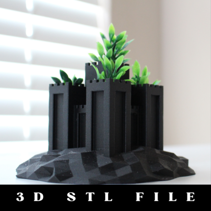 Castle Planter STL file