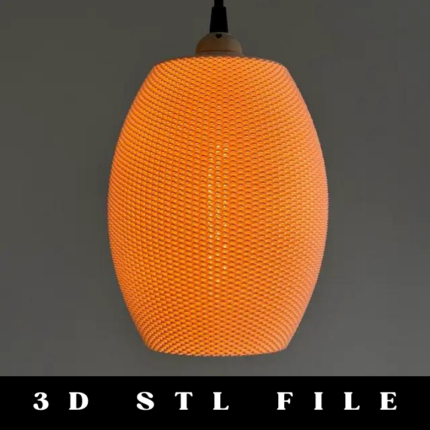 OVO Lampshade RippleMesh STL file