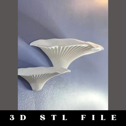 Mushroom Shelf STL File