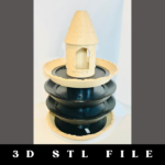 Upcycled Spool Planter STL file