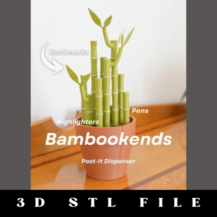 Bamboo Bookends STL File