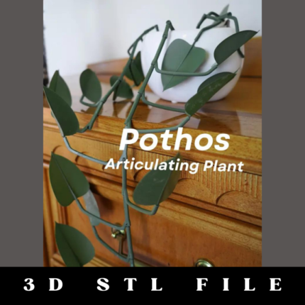 Pothos Articulating Plant STL File