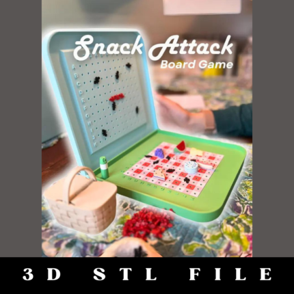 Snack Attack Board Game STL File