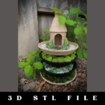 Upcycled Spool Planter STL file