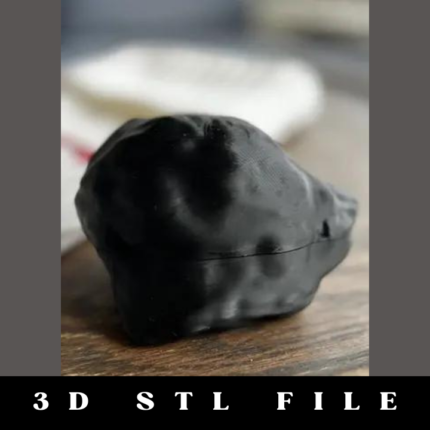 Lump of Coal Container STL File