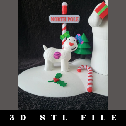 The Snowman and the Snow Dog STL File