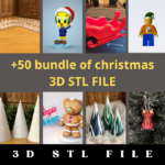 50+ Christmas 3D STL File Bundle