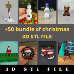 50+ Christmas 3D STL File Bundle