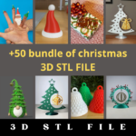 50+ Christmas 3D STL File Bundle