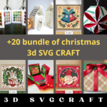 20+ Christmas 3D SVG Craft Bundle