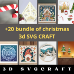 Christmas 3D SVG Craft Files bundle