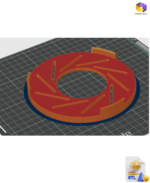 Cable Port Trash Can STL file