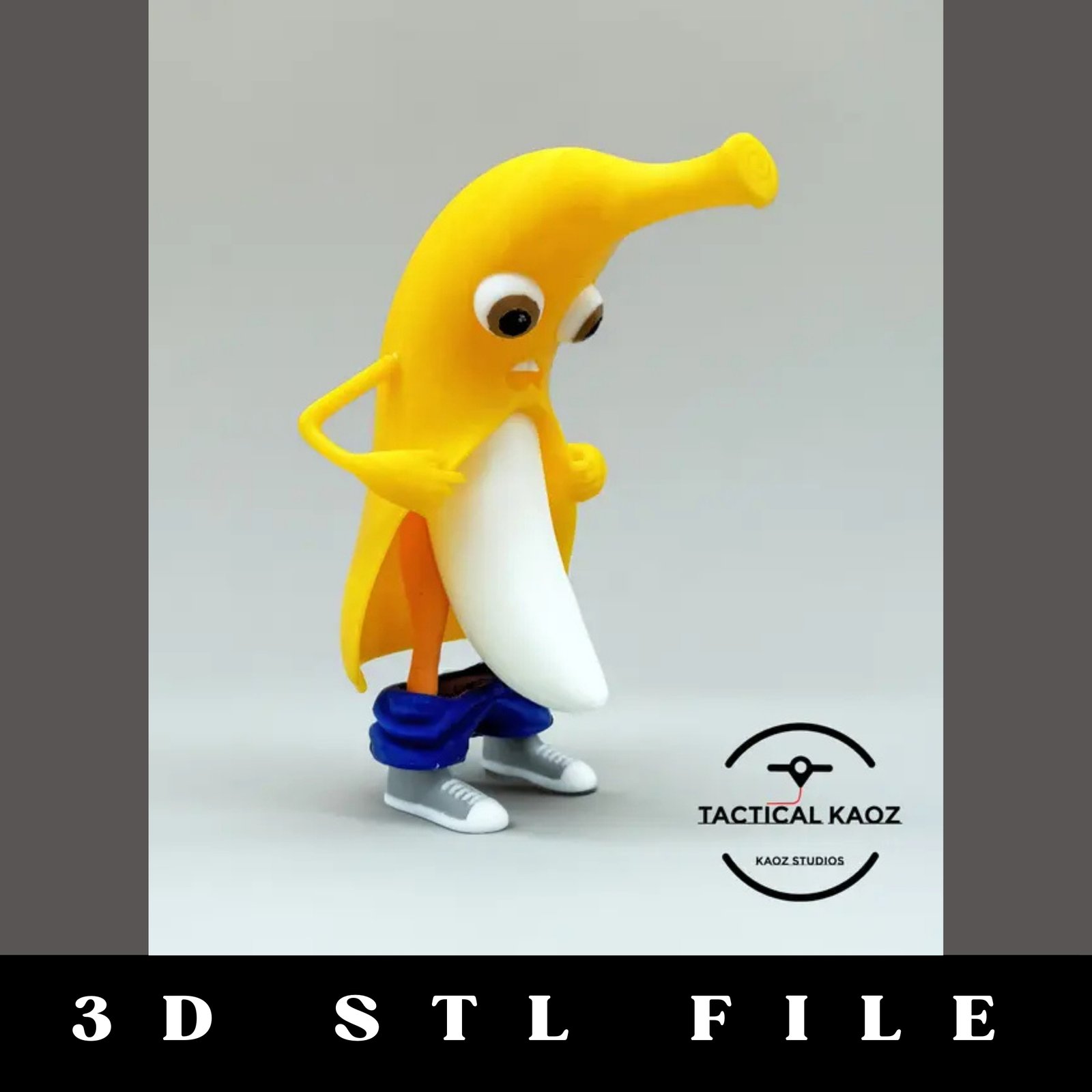 Flashing Banana Figurine STL File