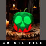 Poison Apple Tealight Holder STL File