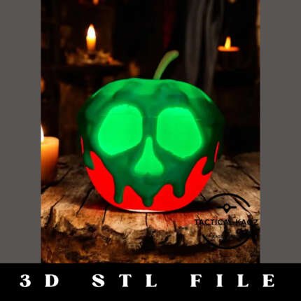 Poison Apple Tealight Holder STL File