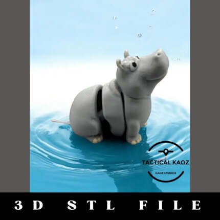 Baby Hippo Flexy STL File