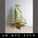 Sailboat Stand STL File