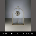 Suspended Rose String Art STL File