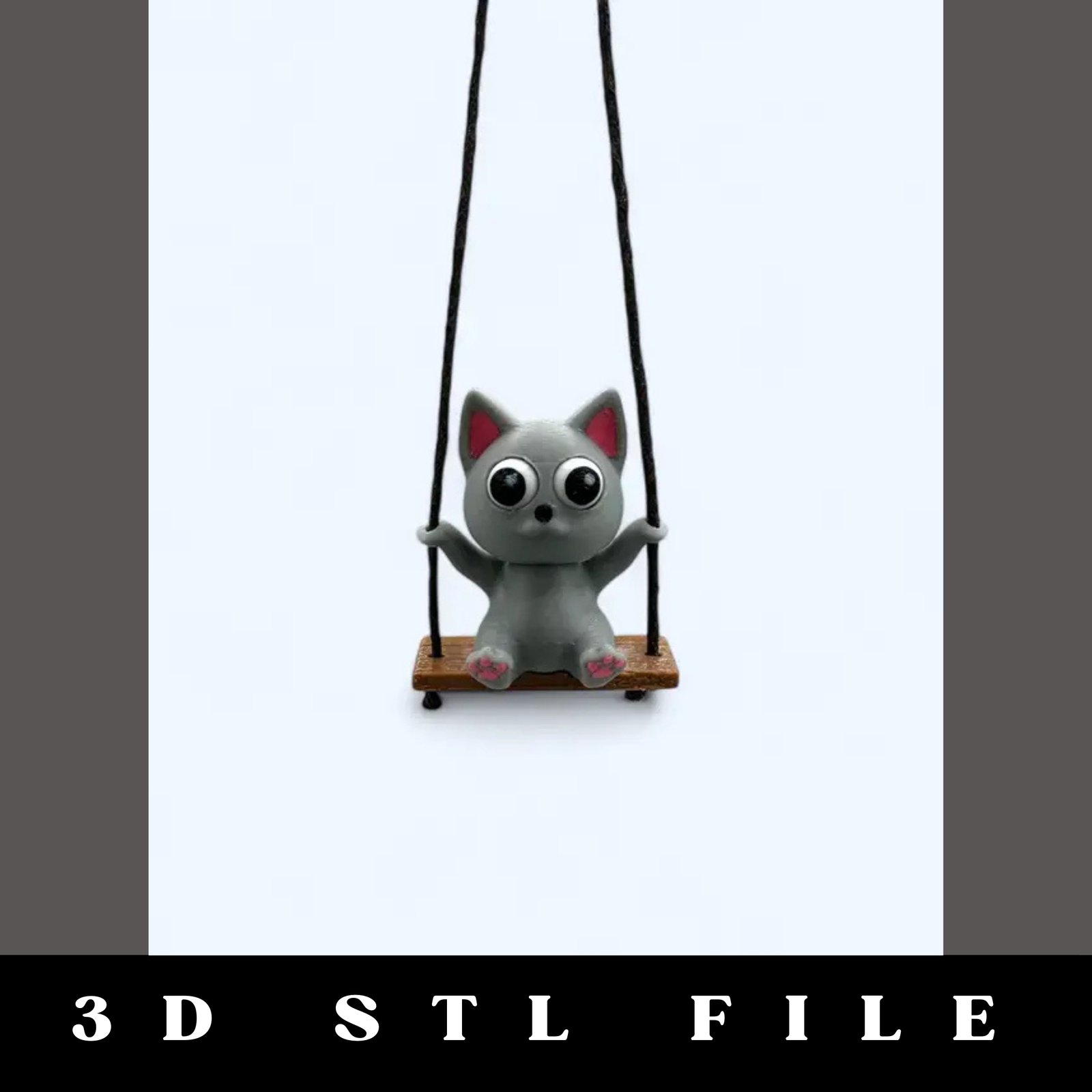 Cat Swing Buddy STL File