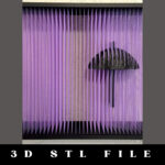 Umbrella Rain Shower STL File