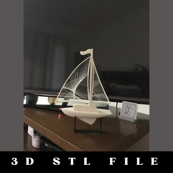 Sailboat Stand STL File