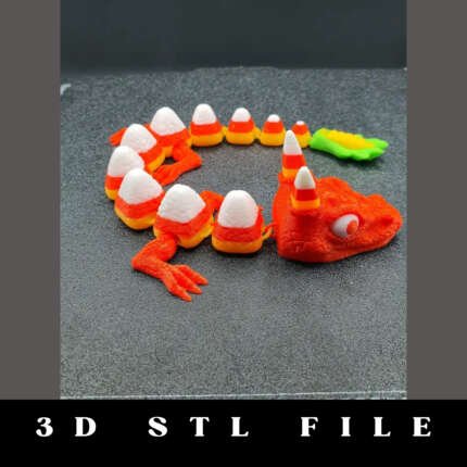 Articulating Corn Dragon STL File