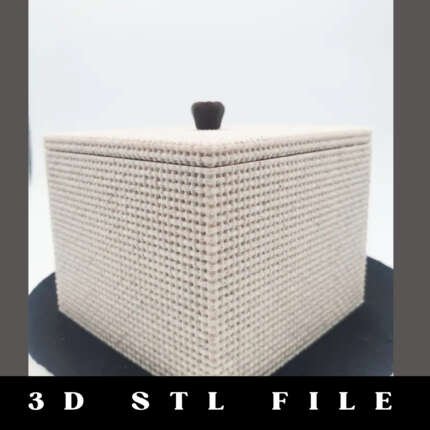 Woven Box Container STL File