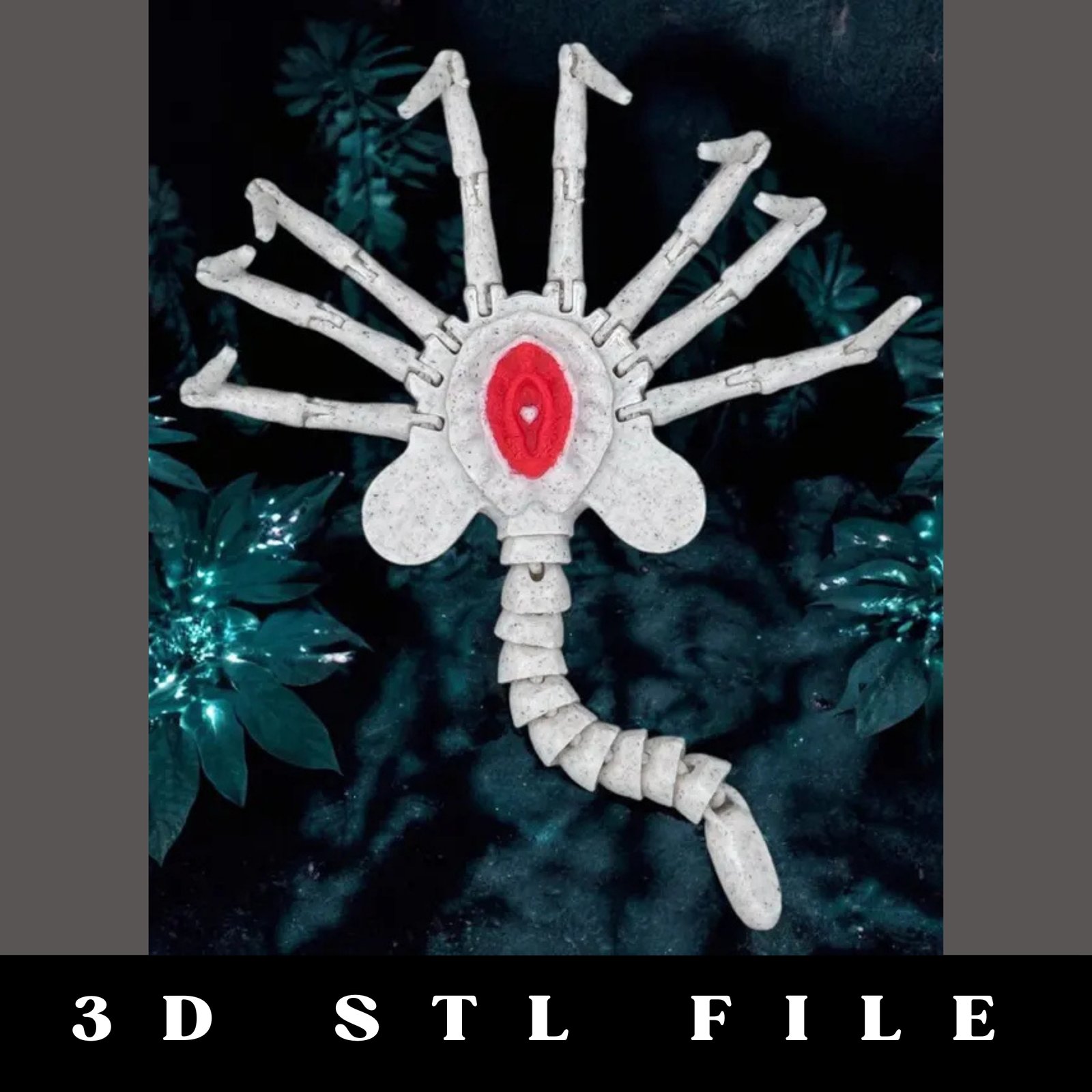 Facehugger Alien Flexi STL File