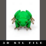 Flexy Frog Articulating STL File