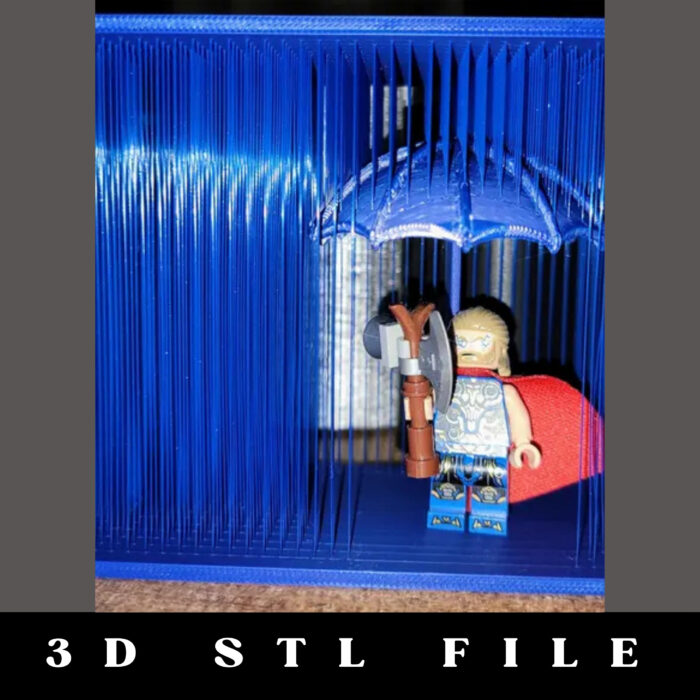 Umbrella Rain Shower STL File