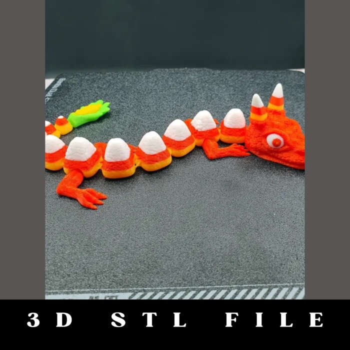 Articulating Corn Dragon STL File