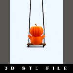 Pumpkin Swing Buddy STL File