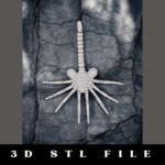 Facehugger Alien Flexi STL File