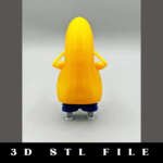 Flashing Banana Figurine STL File