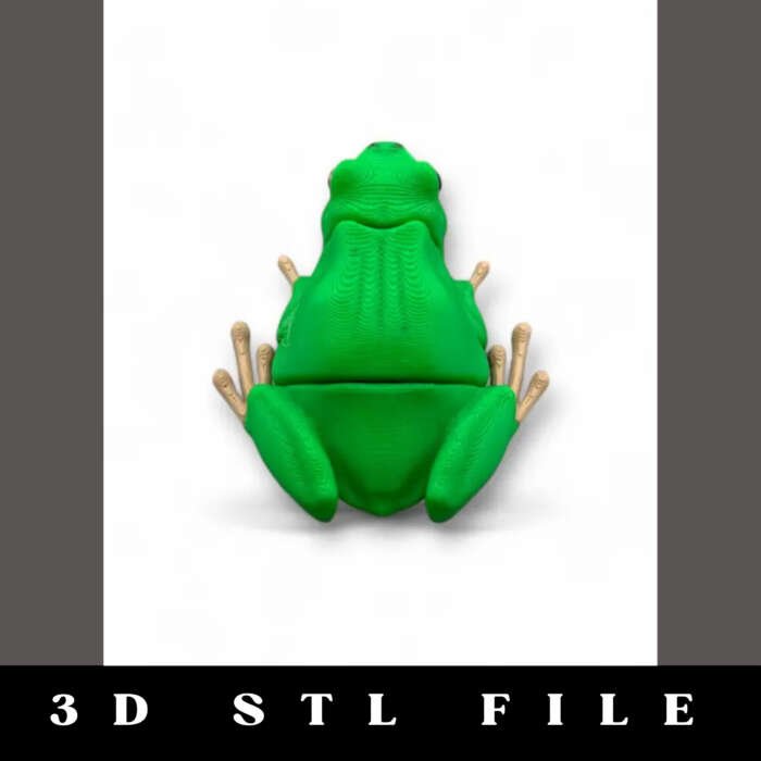 Flexy Frog Articulating STL File