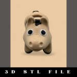 Articulating Flexy Horse STL File