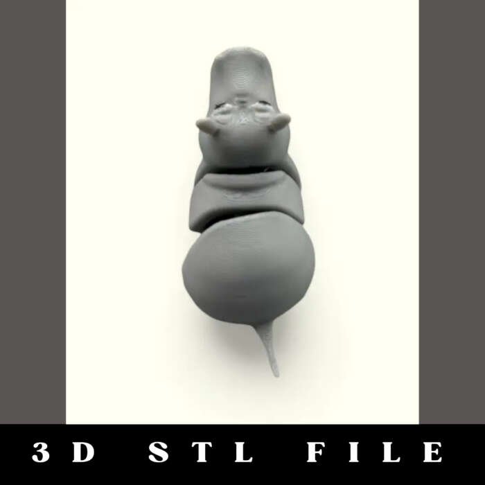 Baby Hippo Flexy STL File