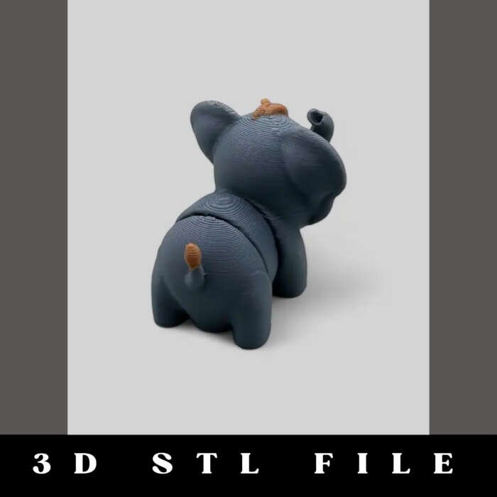 Tumbles the Playful Baby Elephant STL File