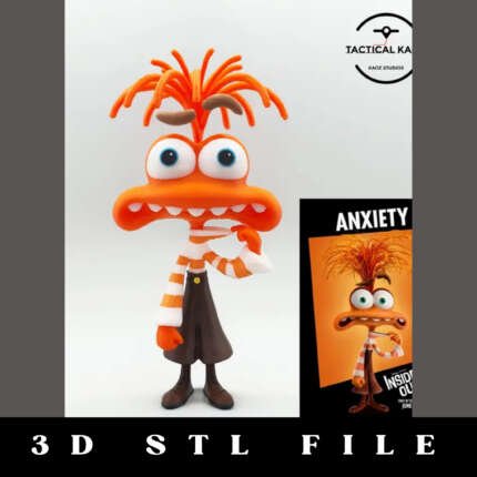 Anxiety Character STL File