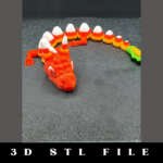 Articulating Corn Dragon STL File