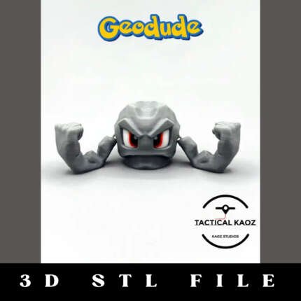 Geodude Pokemon STL File