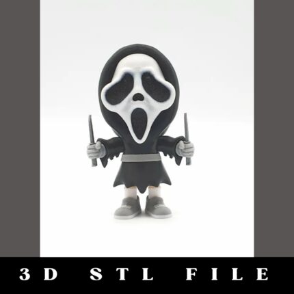 Ghost Face Scream STL File