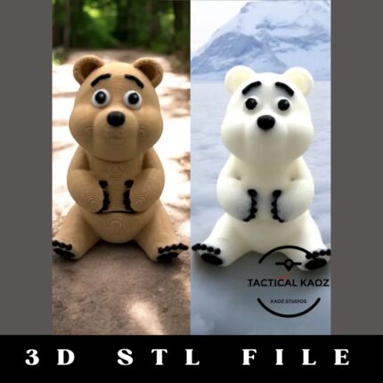 Flexy Bear Duo STL File