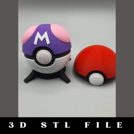 Pokemon Ball Container STL File