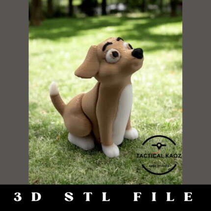 Wiggle Pup Flexy Dog STL File