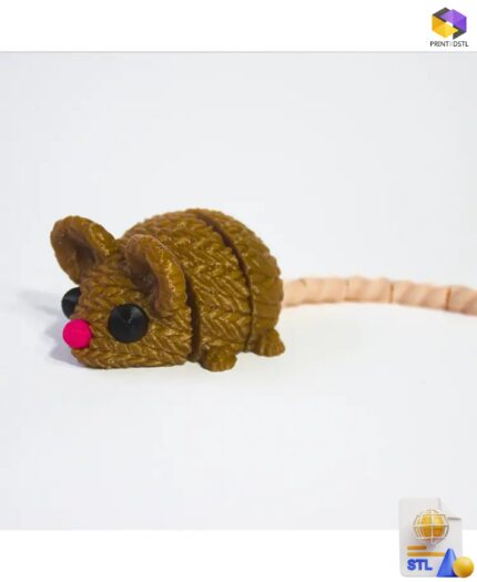 Flexible Wool Mouse STL File