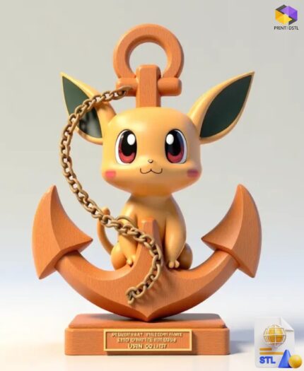 Pikachu in the Navy STL File
