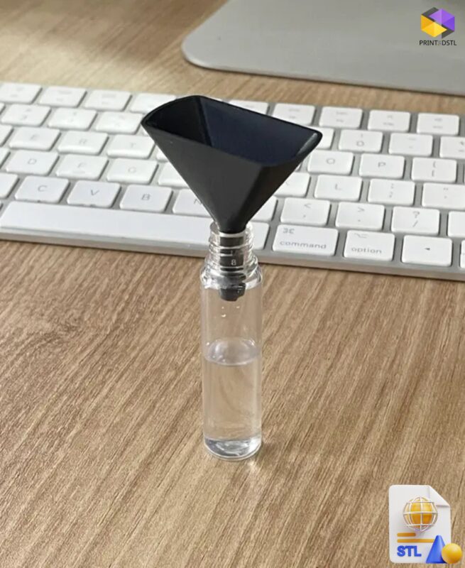 Compact Flat Funnel STL File