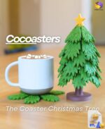 Christmas Tree Coaster STL File