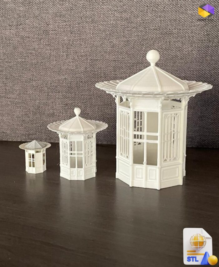 Italian Kiosk Scale Models STL File
